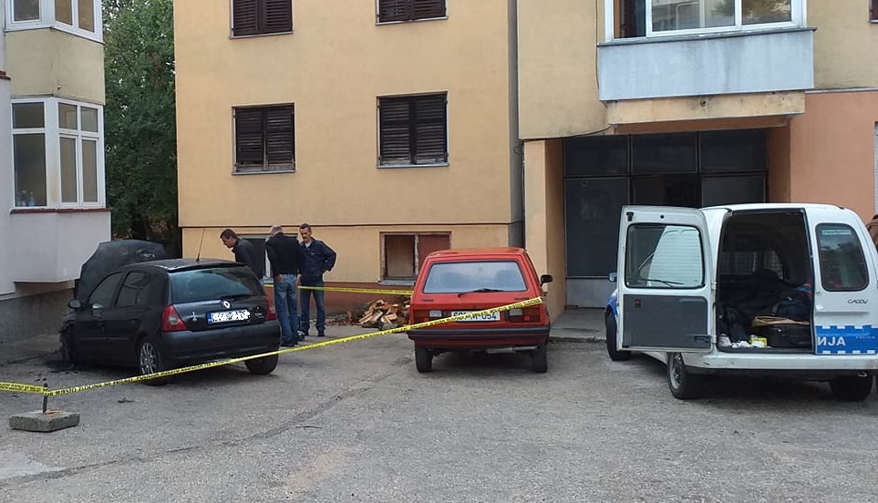 Gorio auto zamjenika načelnika PU Trebinje