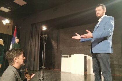 Vojin Cetkovic na probi u Nevesinju