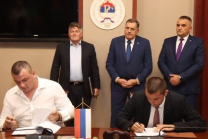 Potpisivanje ugovora o prodaji zemljišta u Trebinju za projekat "Lajon hil vilidž"