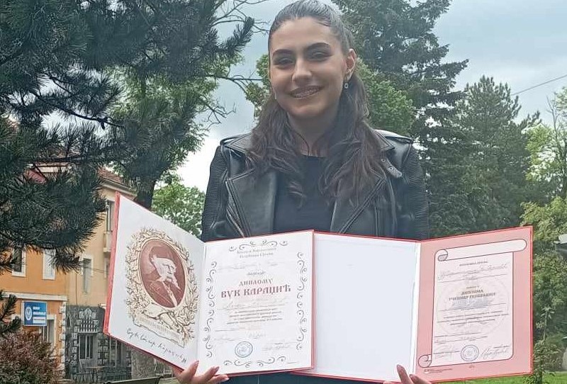 Učenica generacije Andrea Kovačević