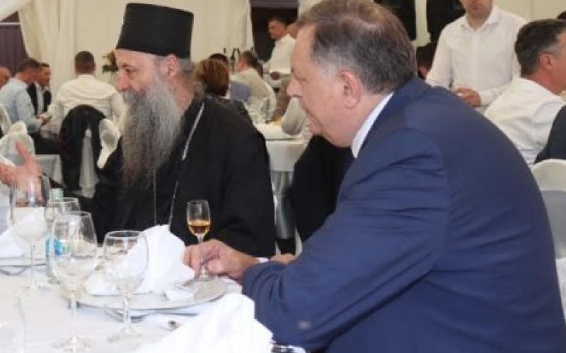 Milorad Dodik i patrijarh Porfirije