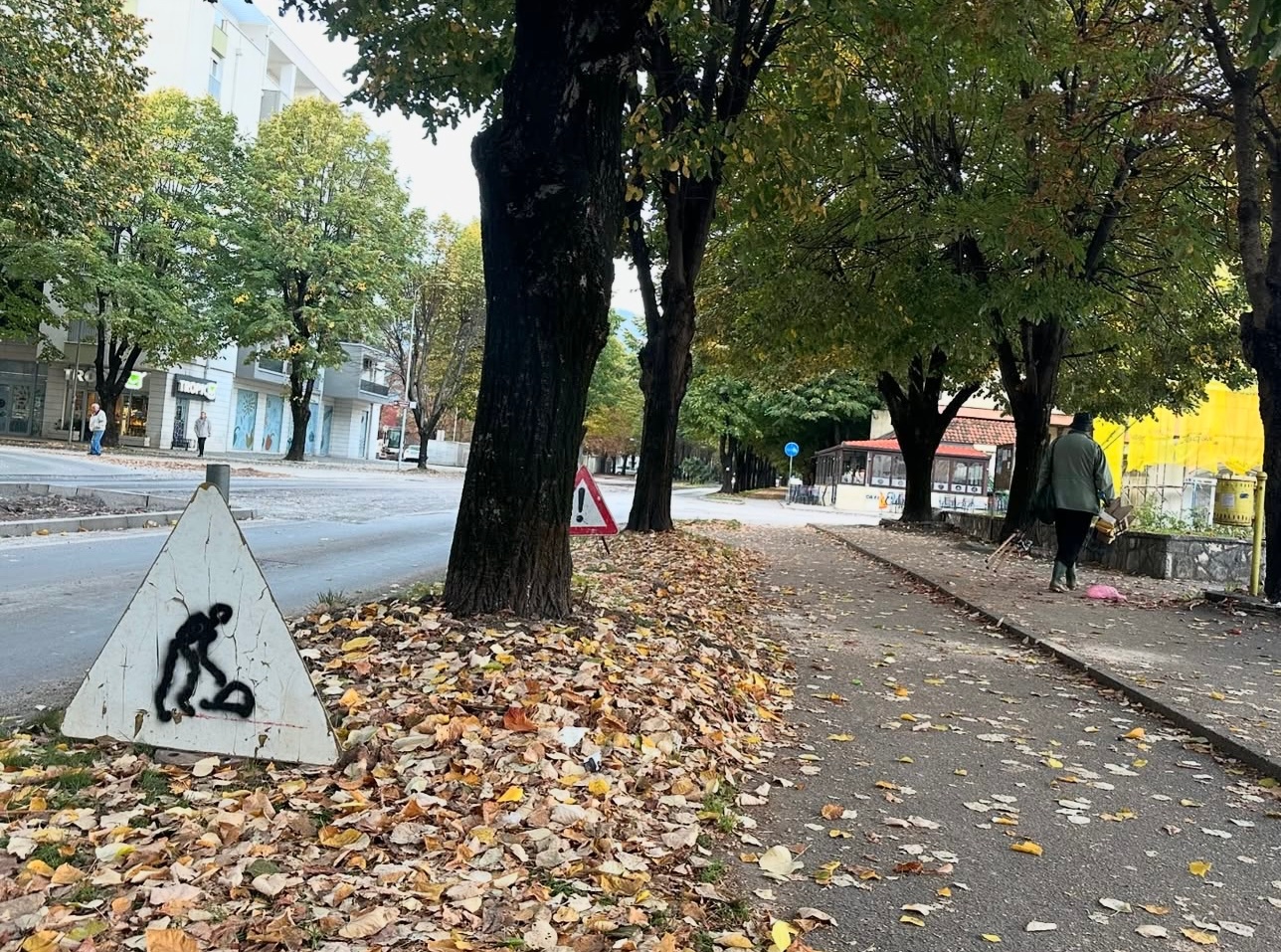 Radovi na ulici i kružnom toku u Trebinju