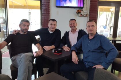 Vatrogasci Miodrag Ćaćić, Slaviša Soldo, Jovo Bokun i Miroslav Vukasović