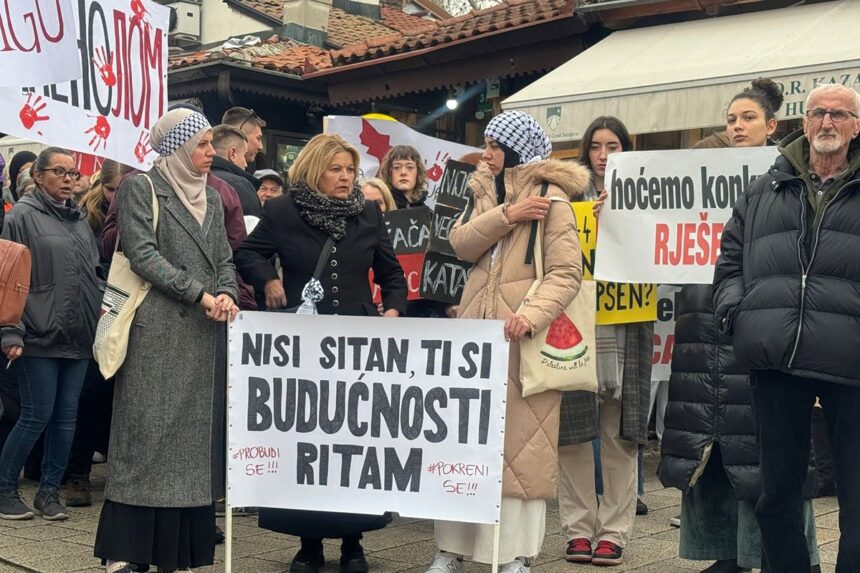 Foto: Avaz/M.Ovčina | Protesti u Sarajevu