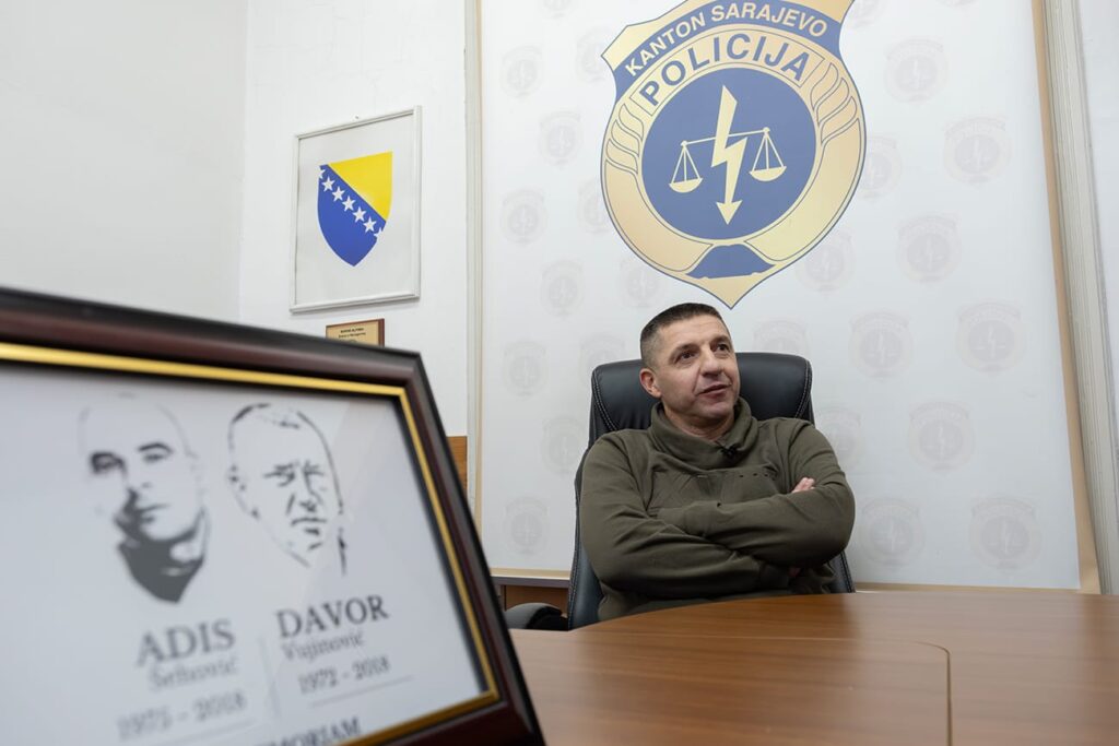 Miroslav Plakalović, inspektor MUP-a Kantona Sarajevo, navodno je bio meta Dušana Jovanovića Gibe (Foto: Dženat Dreković / CIN)
