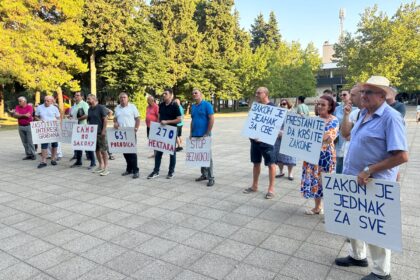 Protest pokreta za restituciju