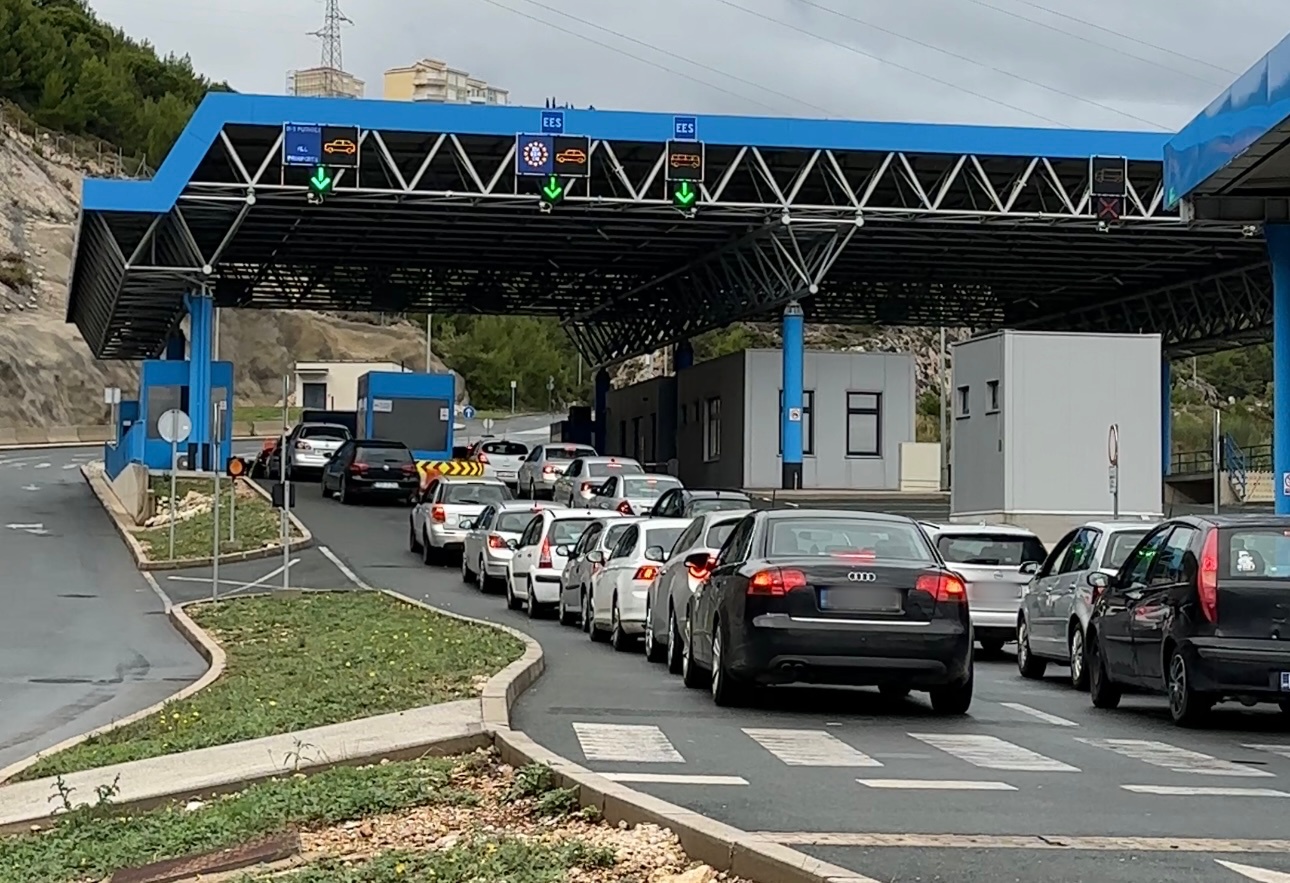 Čekanje na graničnom prelazu - kontrola EES