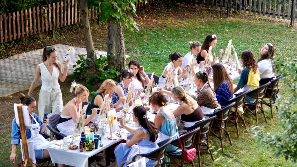paint and wine Trebinje