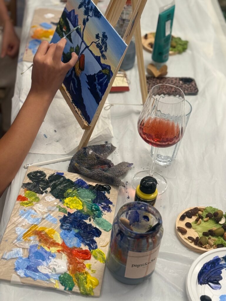 paint and wine Trebinje