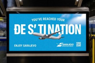 kampanja "Đe s'tination" na sarajevskom aerodromu