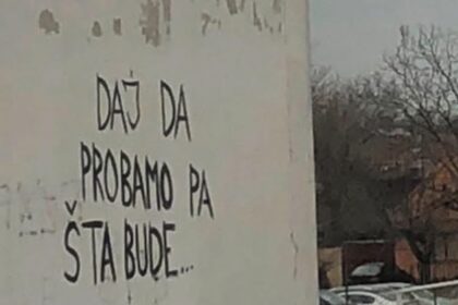 Poruka na zidu- Početak izborne kampanje u Republici Srpskoj