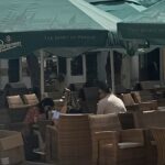 Osoba koja se predstavila kao Verica iz Višegrada u bašti hotela u Gacku