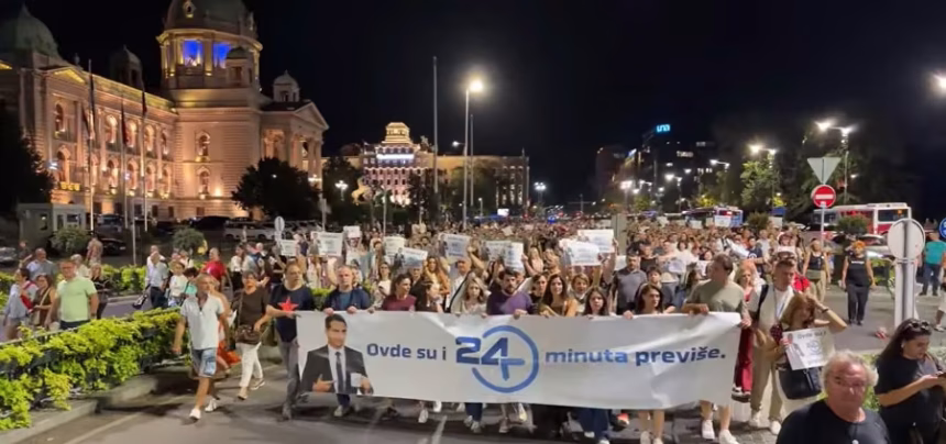 Pozdrška za emisiju 24 minuta sa Zoranom Kesićem
