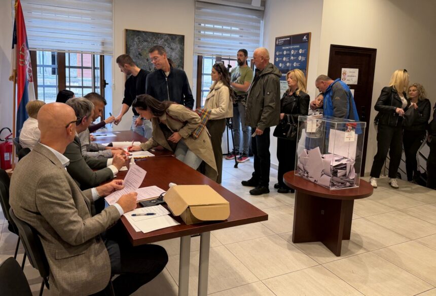 Parlamentarni izbori u Srbiji - glasanje u Trebinju
